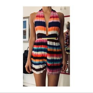 Mara Hoffman Swim halter romper, small, like new